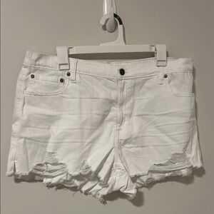 NWT Aerie White Daydream Denim Jean Shorts Size XL